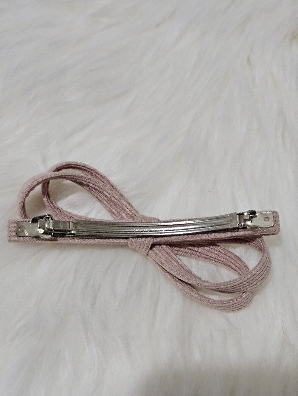 Pink Ribbon Hair Accessory - Picture 2 of 3